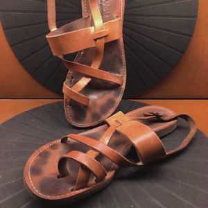 Ananias Greek Leather Sandals